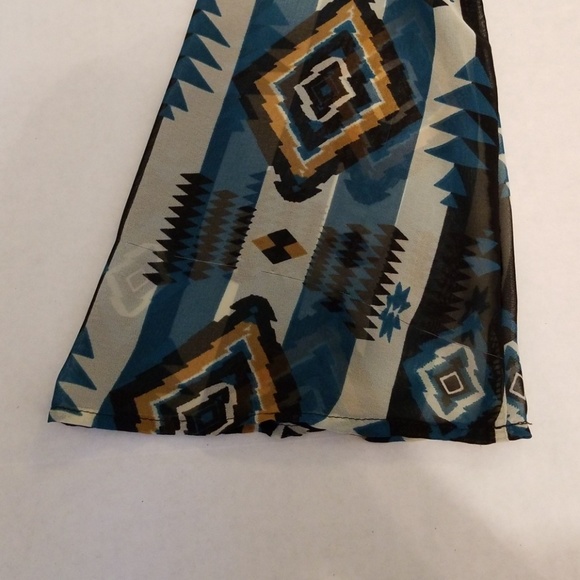 Mimx Aztec High-low Sheer Top - Picture 5 of 6